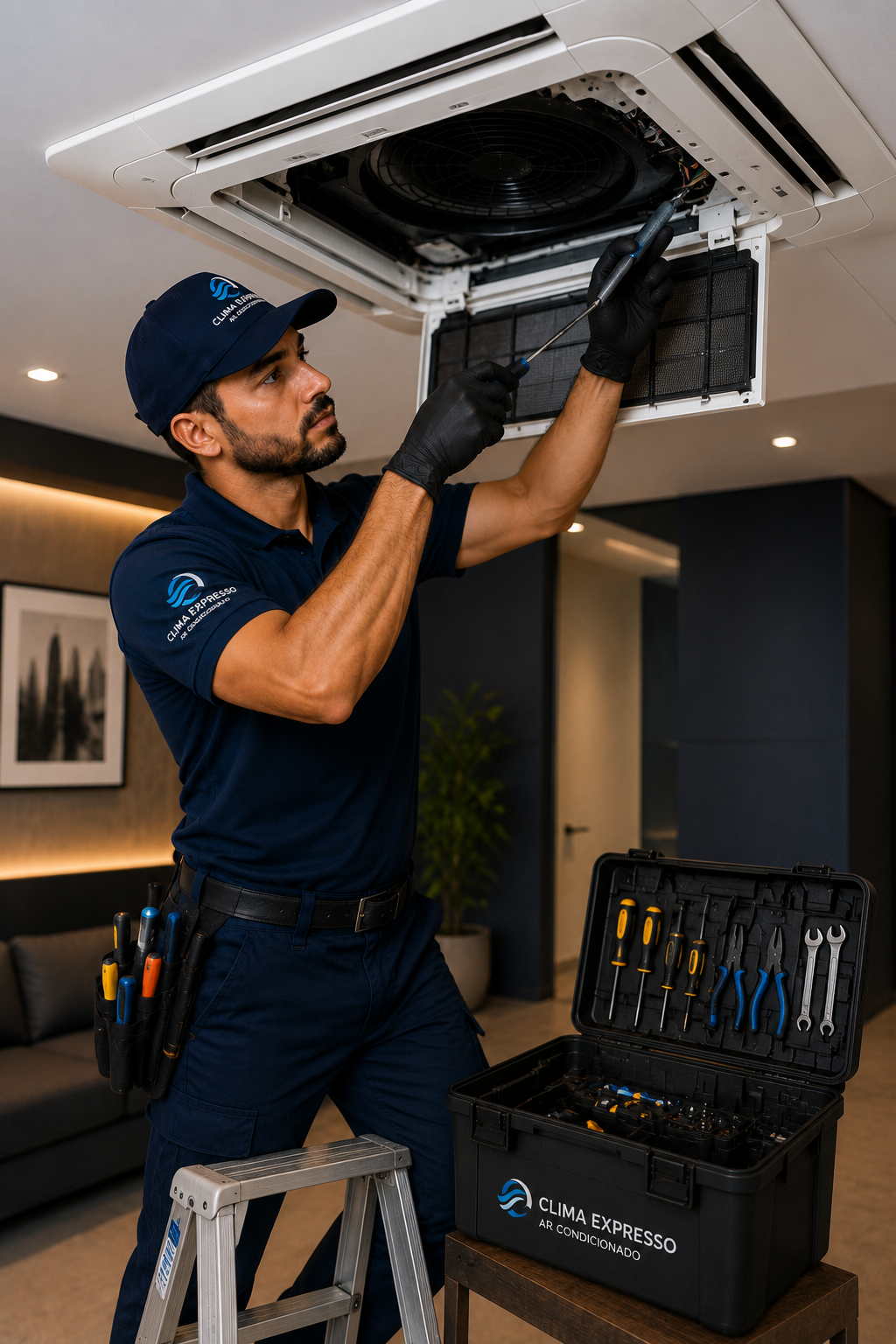 reparo de ar-condicionado em vila guilhermina e região